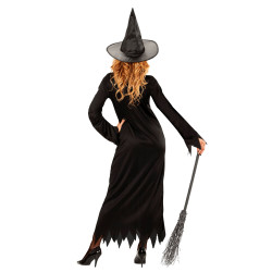 Kostým čarodejnice s klobúkom, veľkosť XL